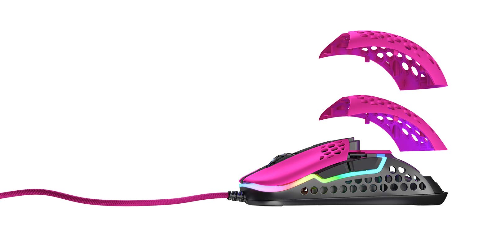 cherry-xtrfy-m42-rgb-gaming-maus-kabelgebunden-pink-edition-pixart-3389-sensor-m image 3