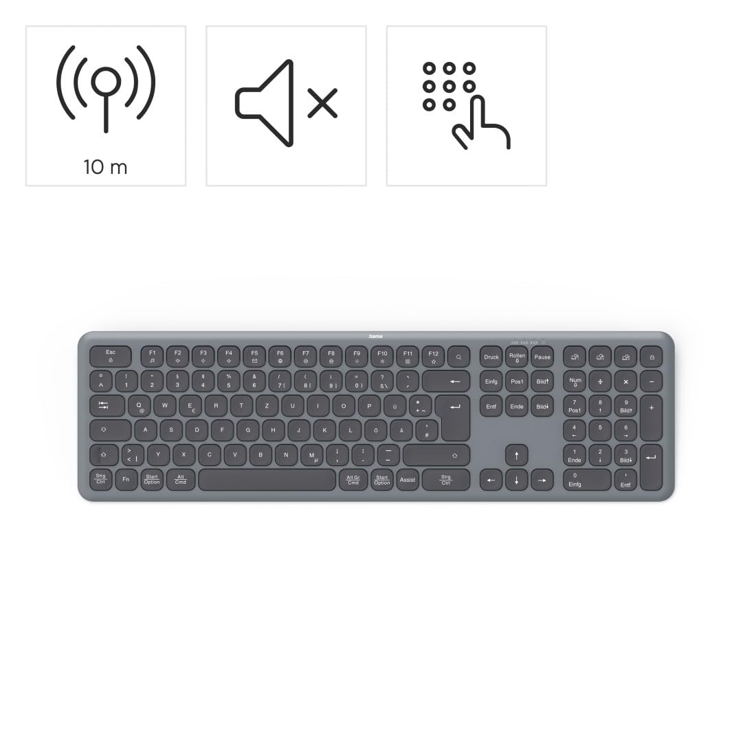 hama-multi-device-tastatur-wk-550-kabellos-funk-bluetooth-mit-ki-assist-taste-le image 2
