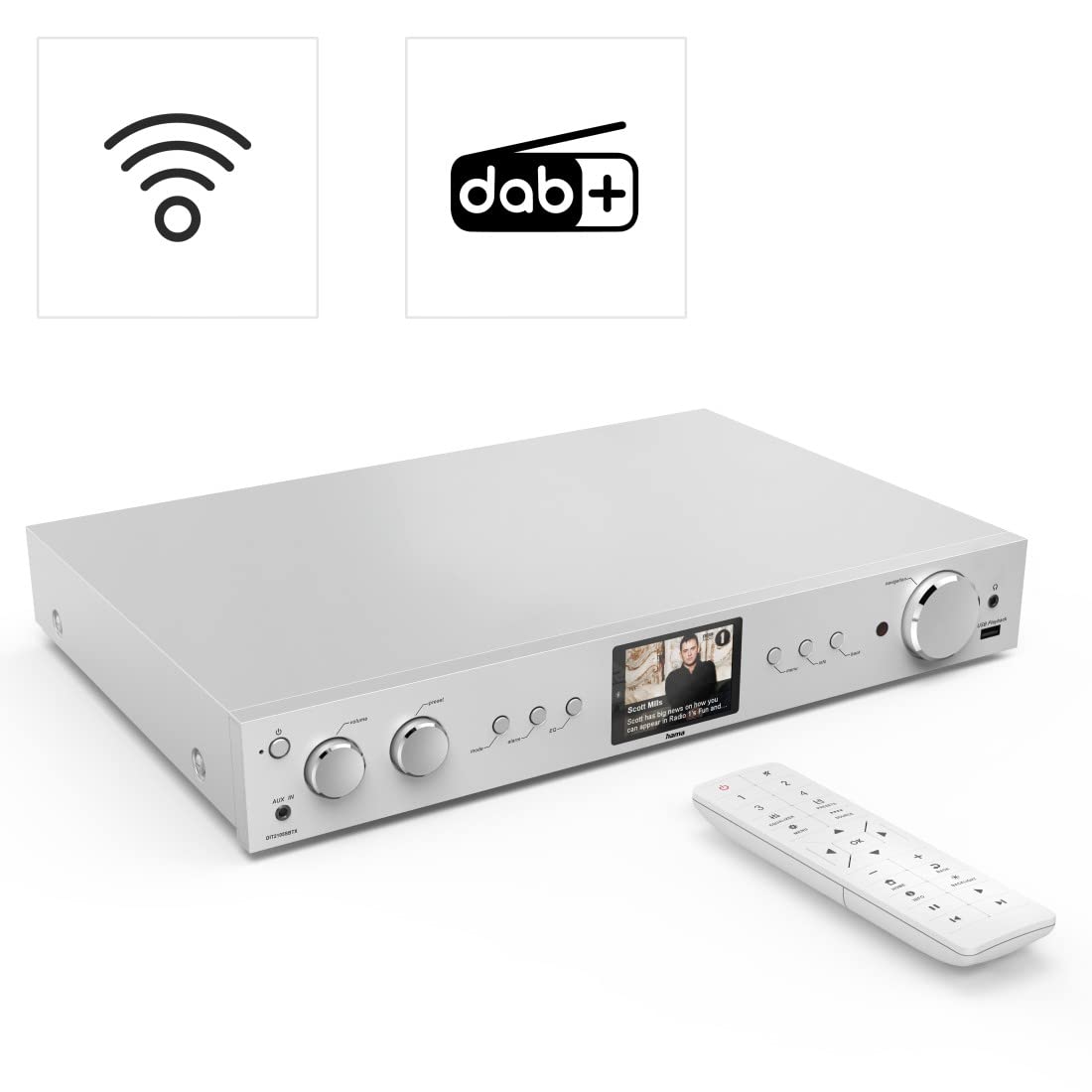 hama-dit2105sbtx-hifi-tuner-digitalradio-und-internetradio-tuner-mit-dab-wlan-sp image 2