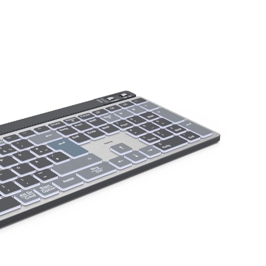 hama-tastatur-maus-set-kabellos-multi-device-1x-funk-2x-bluetooth-ger-uscharme-s image 5
