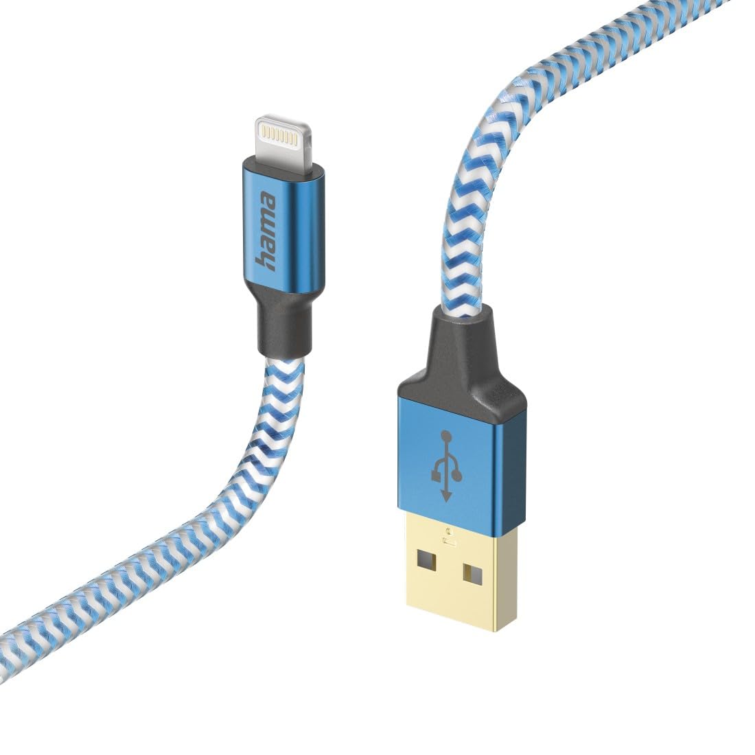 hama-ladekabel-reflective-usb-a-auf-lightning-nylon-geflochten-1-5-m-mfi-zertifi image 4