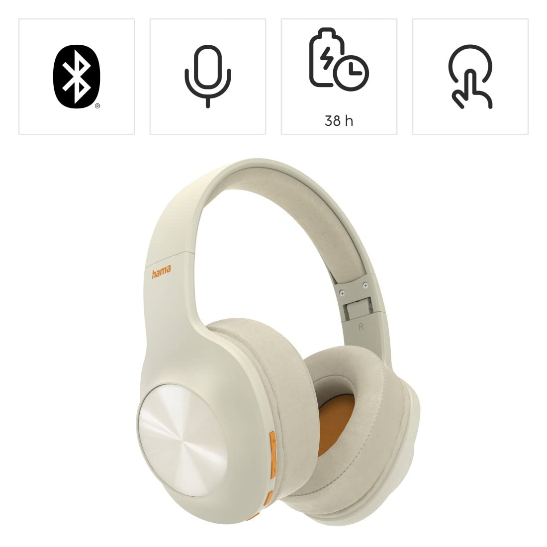 hama-spirit-calypso-bluetooth-over-ear-kopfh-rer-beige-kabellos-faltbar-38-h-akk image 2