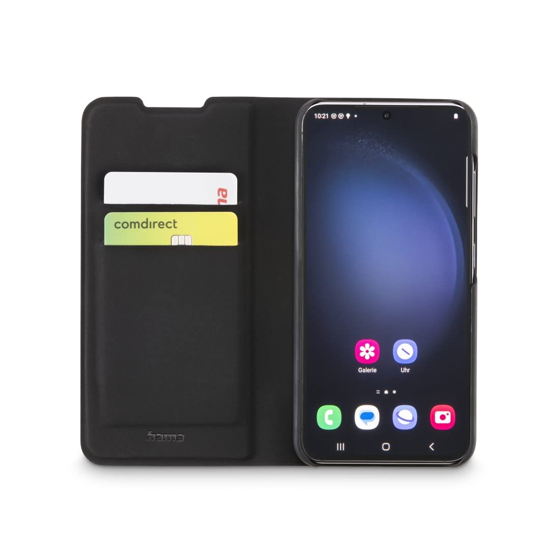 hama-handytasche-slim-pro-f-r-samsung-galaxy-s23-booklet-h-lle-mit-2-kartenf-che image 3