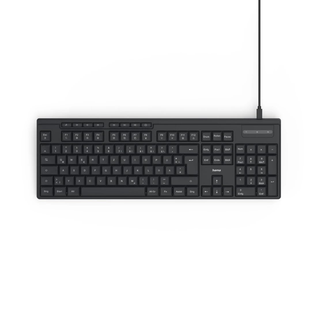 hama-ck-200-kabelgebundene-usb-tastatur-abnehmbares-usb-c-kabel-leise-tasten-mul image 2