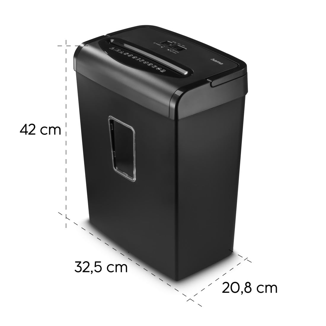 hama-aktenvernichter-prime-m80-p5-papier-und-kartenschredder-mit-mikroschnitt-ds image 7