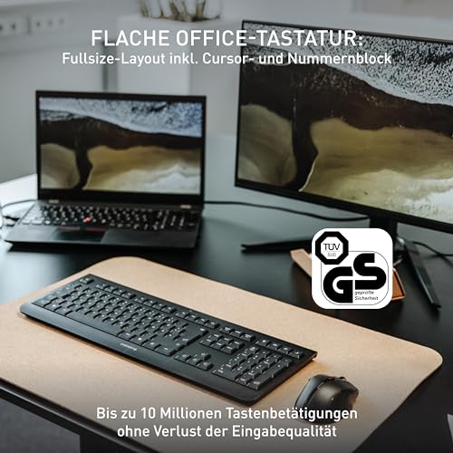 cherry-kw-3000-kabellose-office-tastatur-deutsch-qwertz-full-size-mit-nummernblo image 8