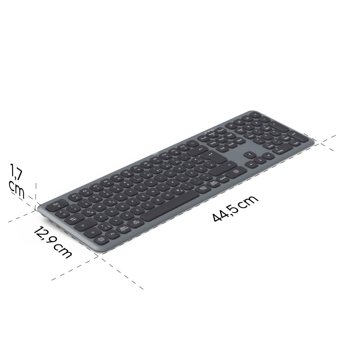 hama-multi-device-tastatur-wk-550-kabellos-funk-bluetooth-mit-ki-assist-taste-le image 6