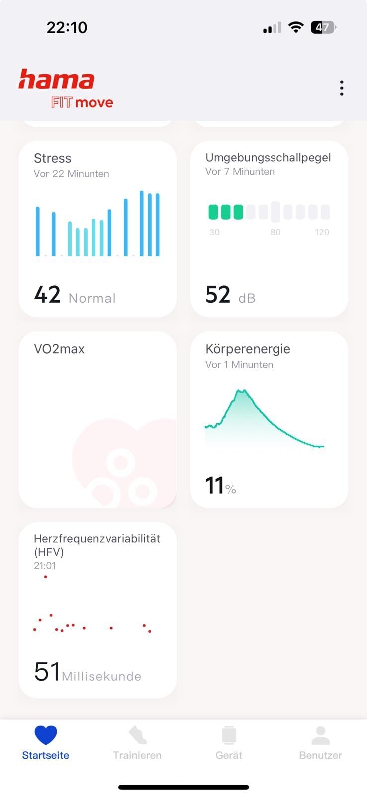 Mittelmäßige App-Verbindung