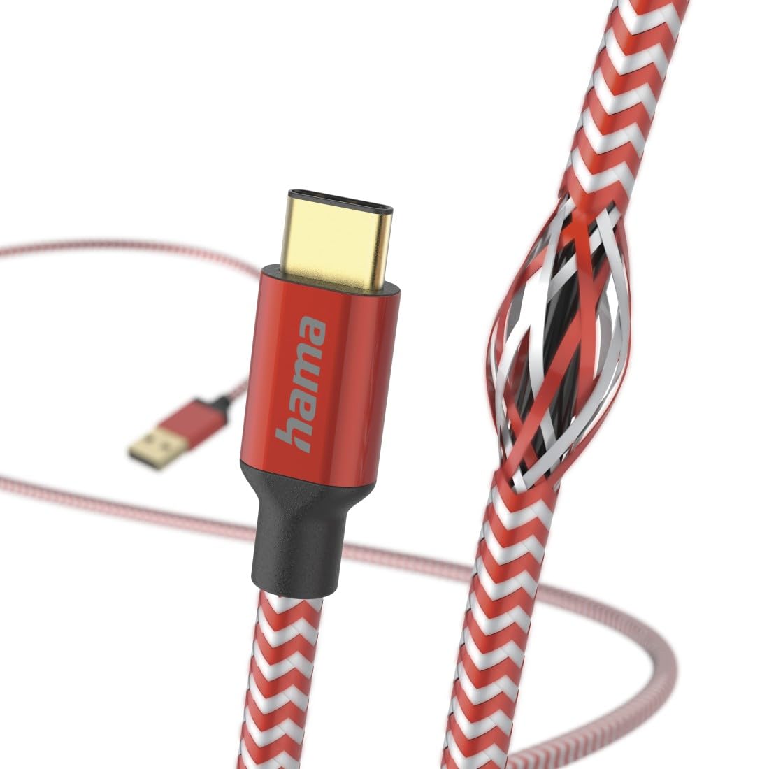 hama-ladekabel-reflective-usb-a-auf-usb-c-nylon-geflochten-1-5-m-schnellladung-k image 3