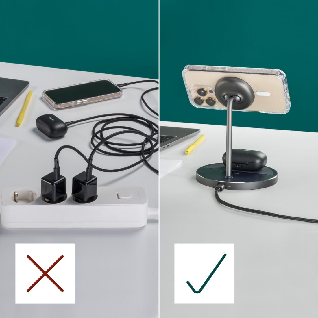 hama-induktive-ladestation-15-w-3in1-qi2-zertifiziert-magnetischer-wireless-char image 5