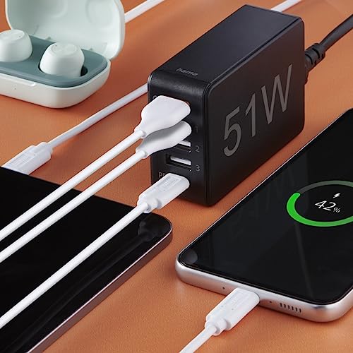 hama-usb-ladestation-5-port-51-w-5in1-multi-ladeger-t-mit-1x-usb-c-pd-4x-usb-a-q image 6