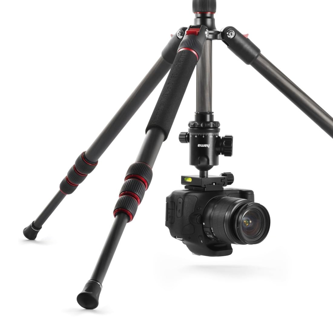 hama-ramble-ii-duo-carbon-reisestativ-kugelkopf-arca-swiss-handy-halterung-einbe image 7