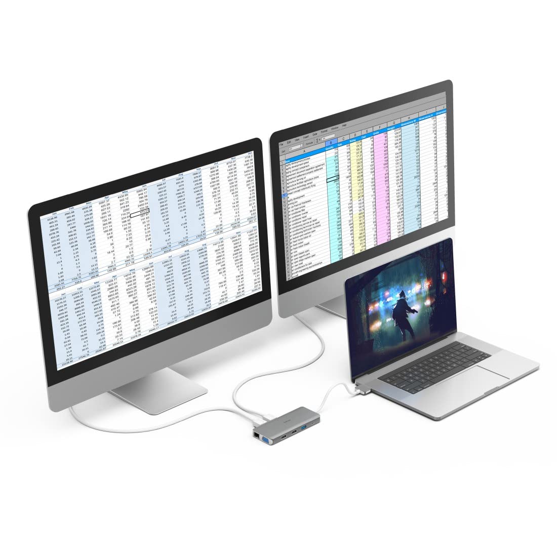 hama-connect2mac-usb-c-dockingstation-12-in-2-f-r-macbook-2x-hdmi-vga-4x-usb-a-u image 4