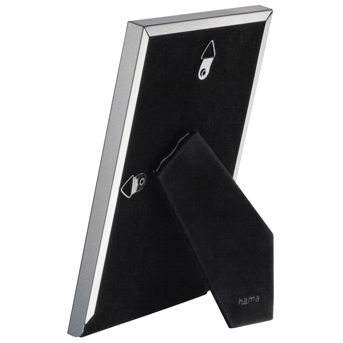hama-davos-metall-portr-trahmen-13-x-18-cm-silber-glasfront-samtaufsteller-zum-s image 3
