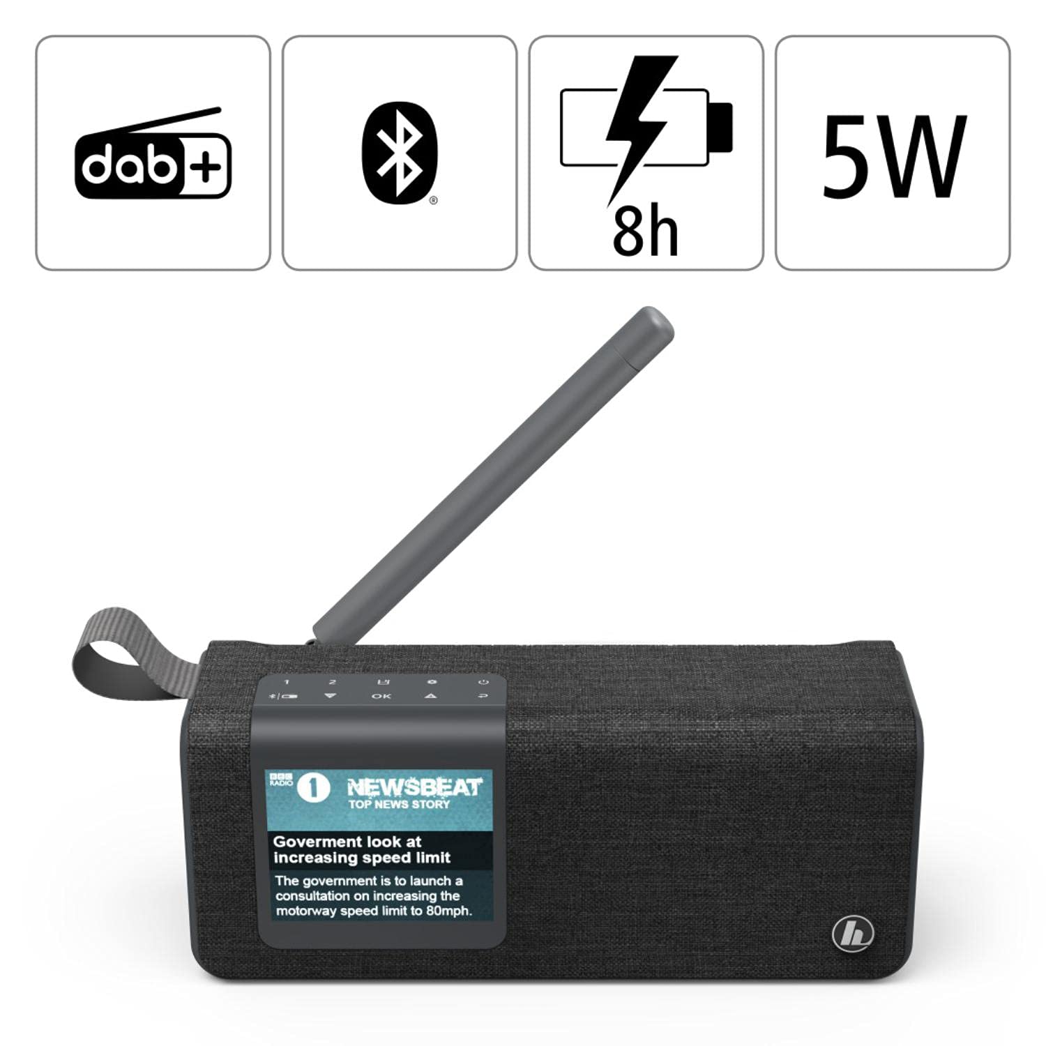 hama-dr200bt-tragbares-digitalradio-mit-bluetooth-lautsprecher-dab-dab-aux-akku- image 2