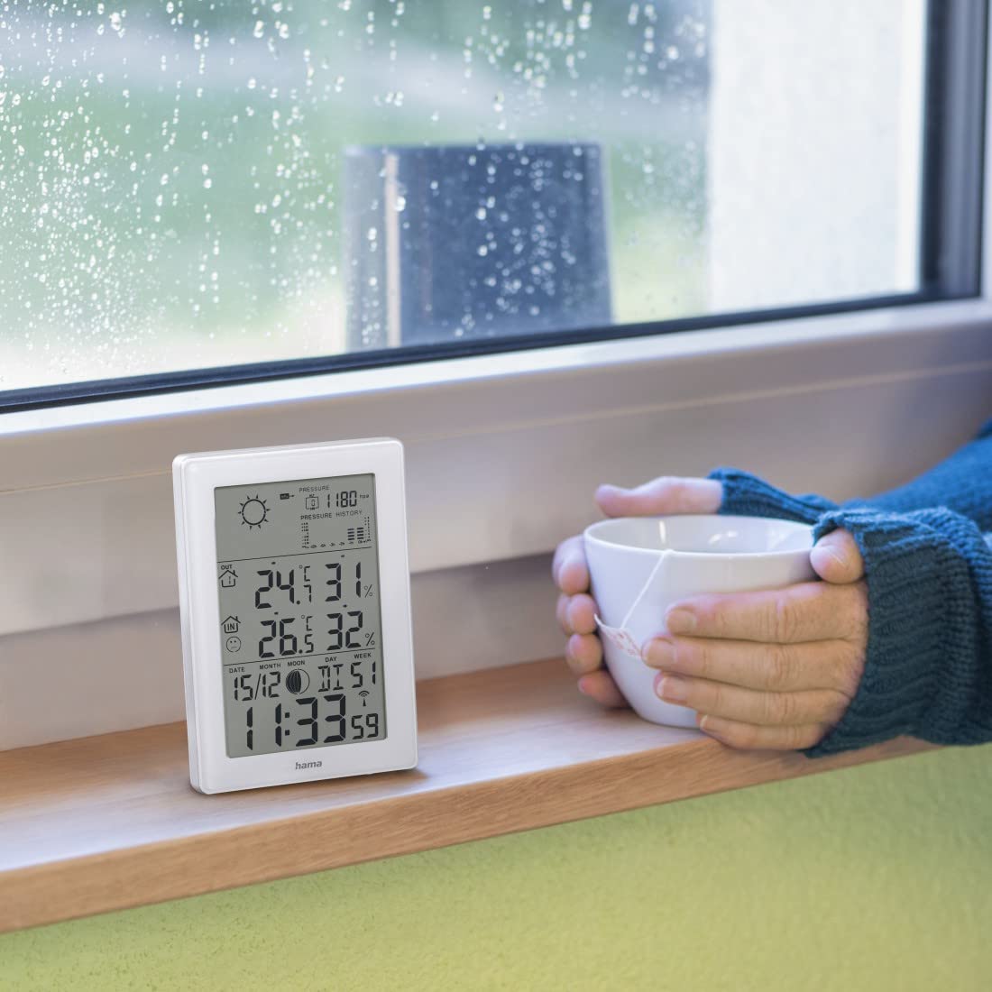 hama-wetterstation-ews-3200-mit-funkuhr-au-entemperatur-und-luftfeuchtigkeit-wei image 7