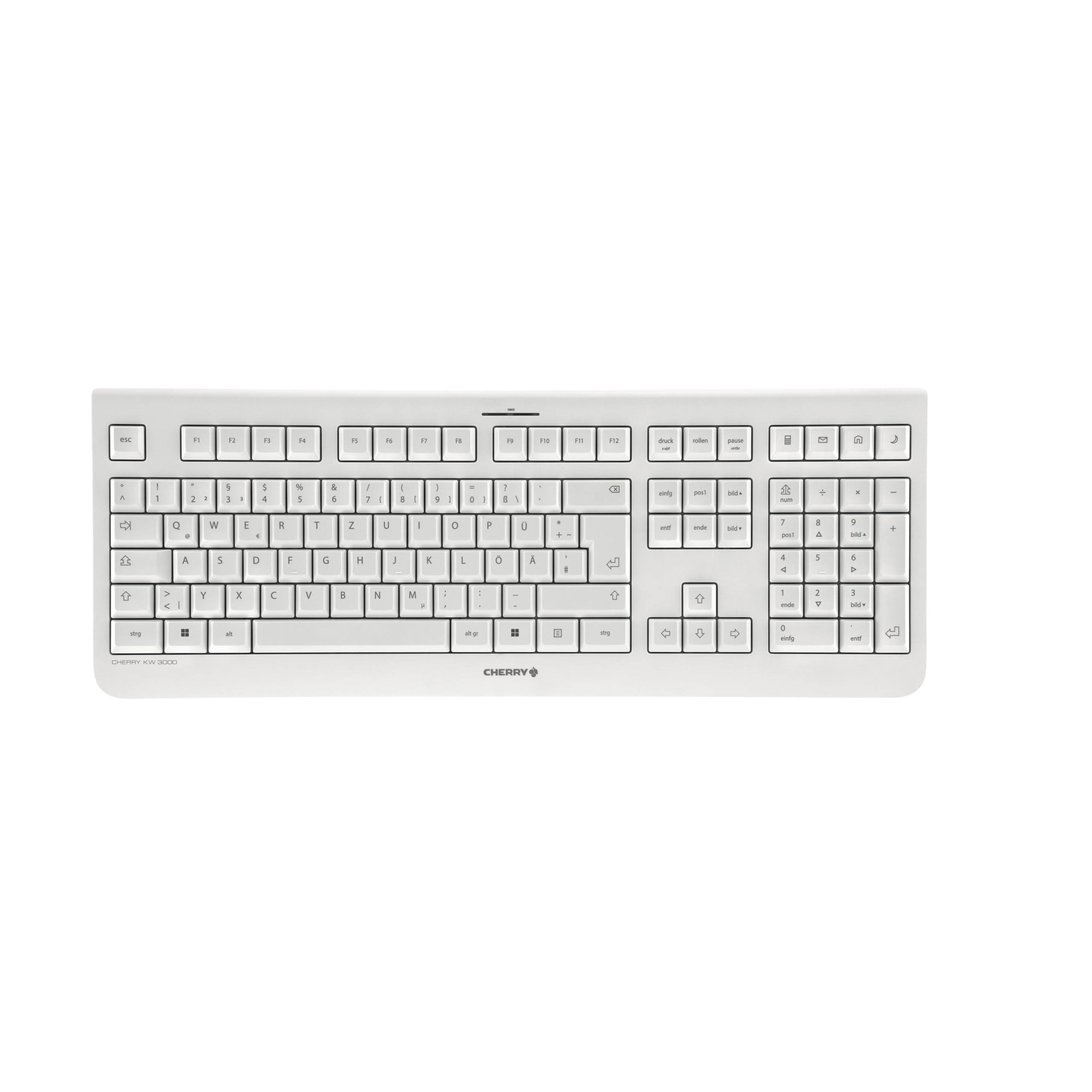 cherry-kw-3000-kabellose-full-size-office-tastatur-2-4-ghz-funk-deutsche-qwertz- image 1