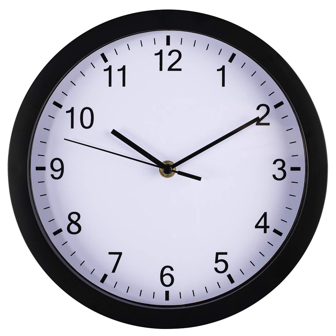 hama-wanduhr-pure-25-cm-lautlos-ohne-ticken-quarzwerk-mit-batterie-schwarz image 2