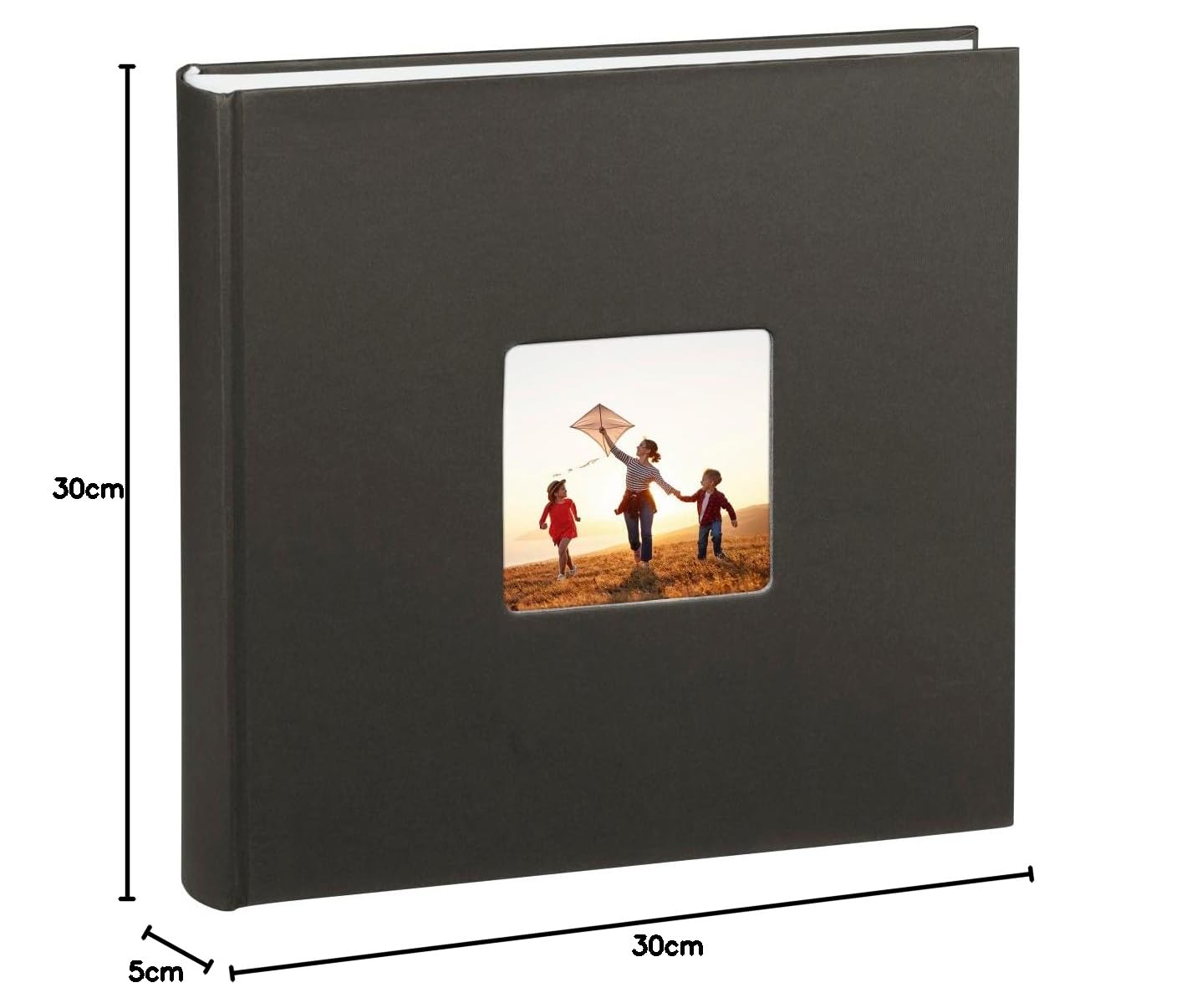 hama-jumbo-fotoalbum-fine-art-30x30-cm-schwarz-fotobuch-mit-100-wei-en-seiten-f- image 8