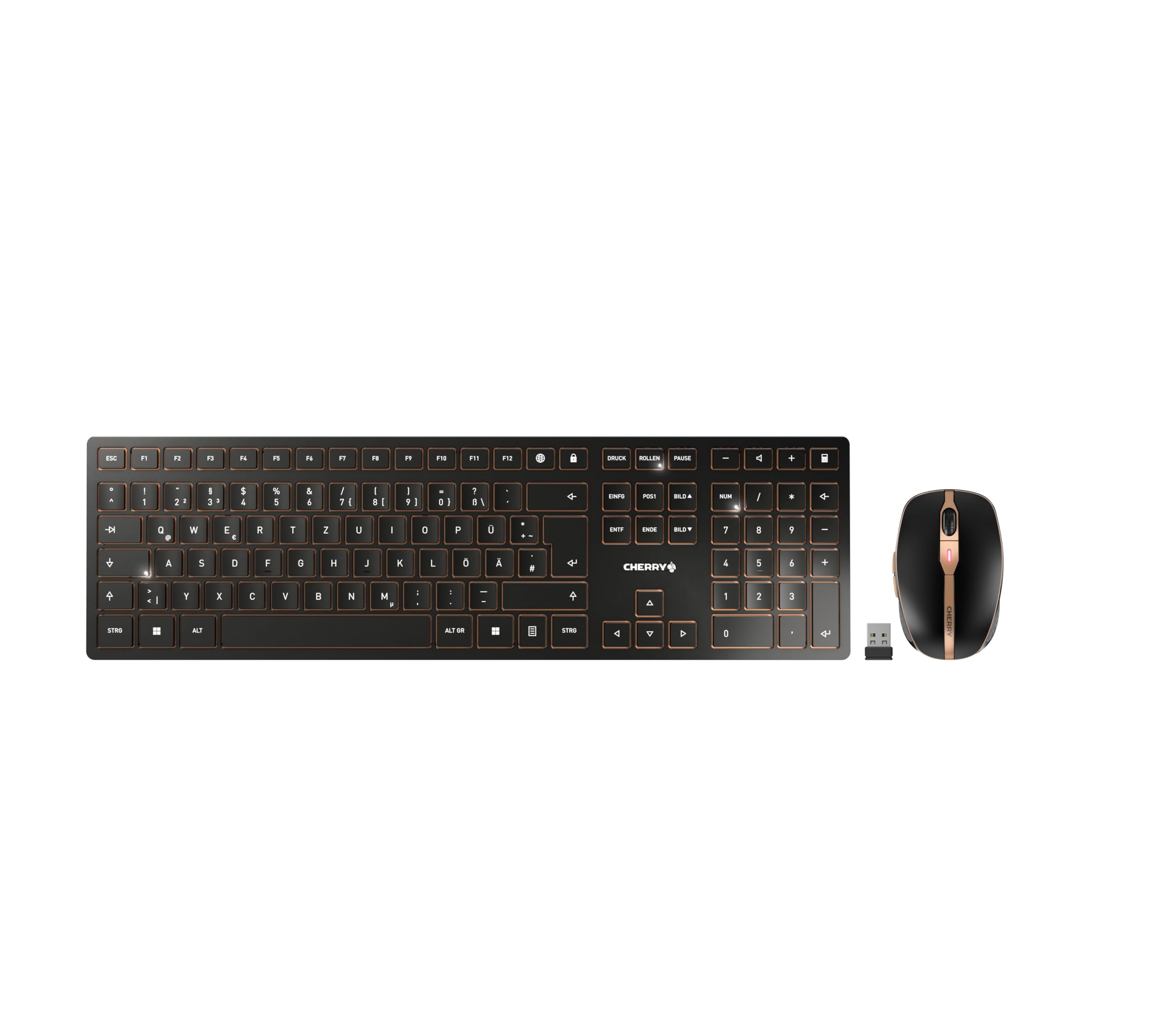 cherry-dw-9100-slim-kabelloses-tastatur-maus-set-deutsch-qwertz-bluetooth-2-4-gh image 1