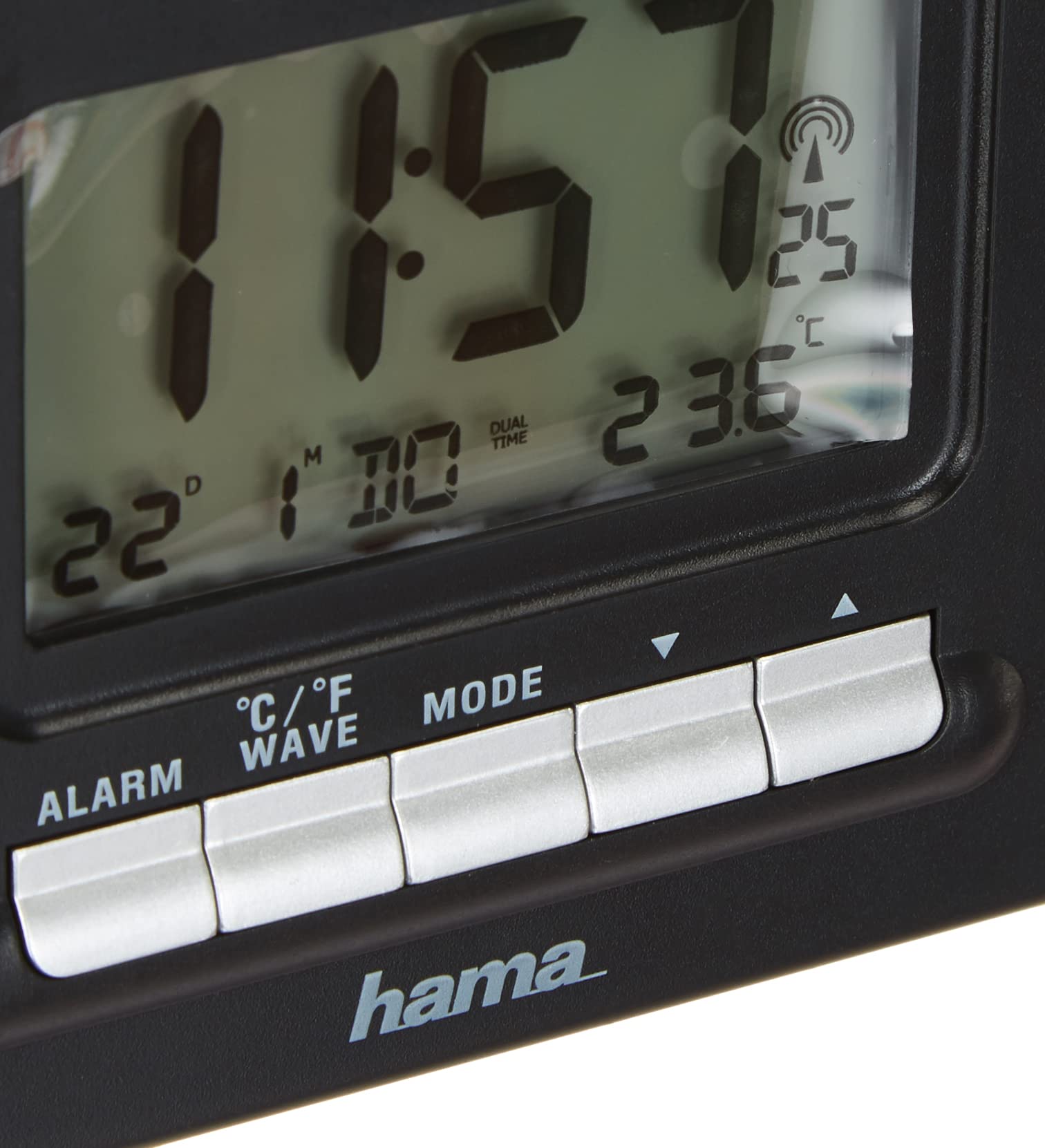 hama-reise-funk-wecker-rc200-dcf-funkwecker-mit-thermometer-hintergrundbeleuchtu image 3