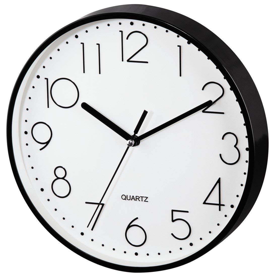 hama-wanduhr-pg-220-30-cm-ger-uschlos-wei-es-ziffernblatt-quarz-analoguhr-ohne-t image 6