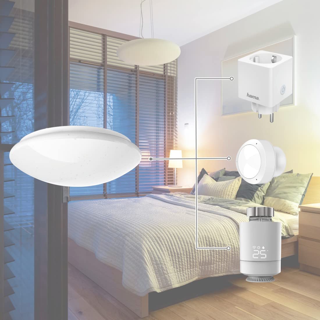 hama-led-deckenleuchte-dimmbar-wlan-smart-home-deckenlampe-mit-app-und-sprachste image 8