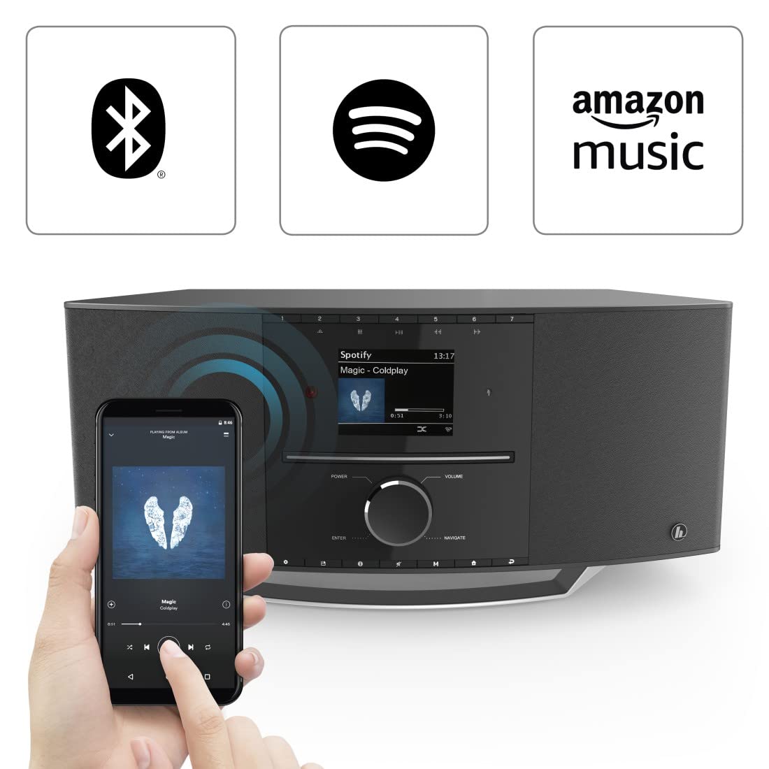 hama-dir3510scbtx-dab-internetradio-mit-cd-player-wlan-spotify-amazon-music-blue image 3