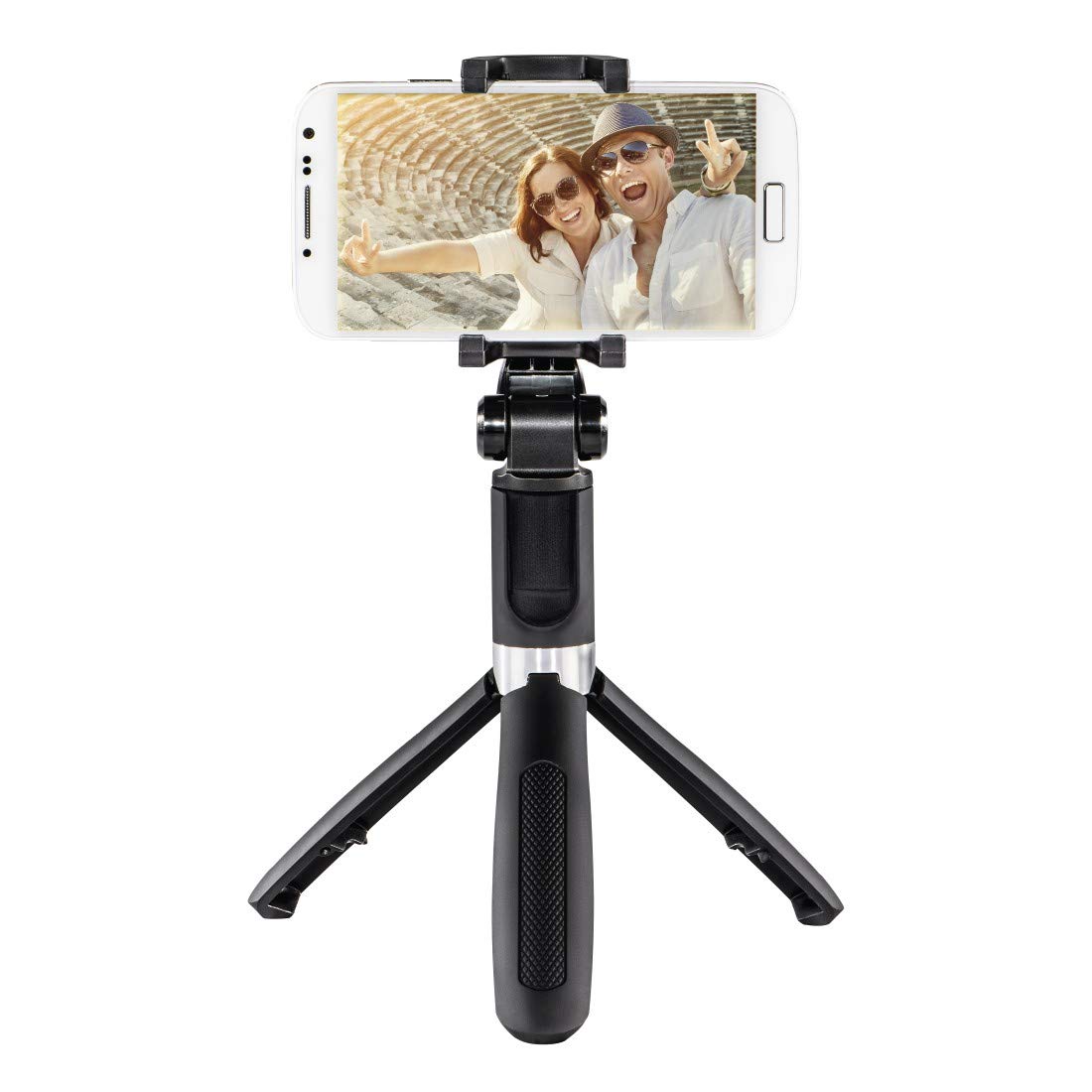hama-selfiestick-mit-bluetooth-ausl-ser-und-stativ-teleskopstange-bis-57-cm-hand image 1