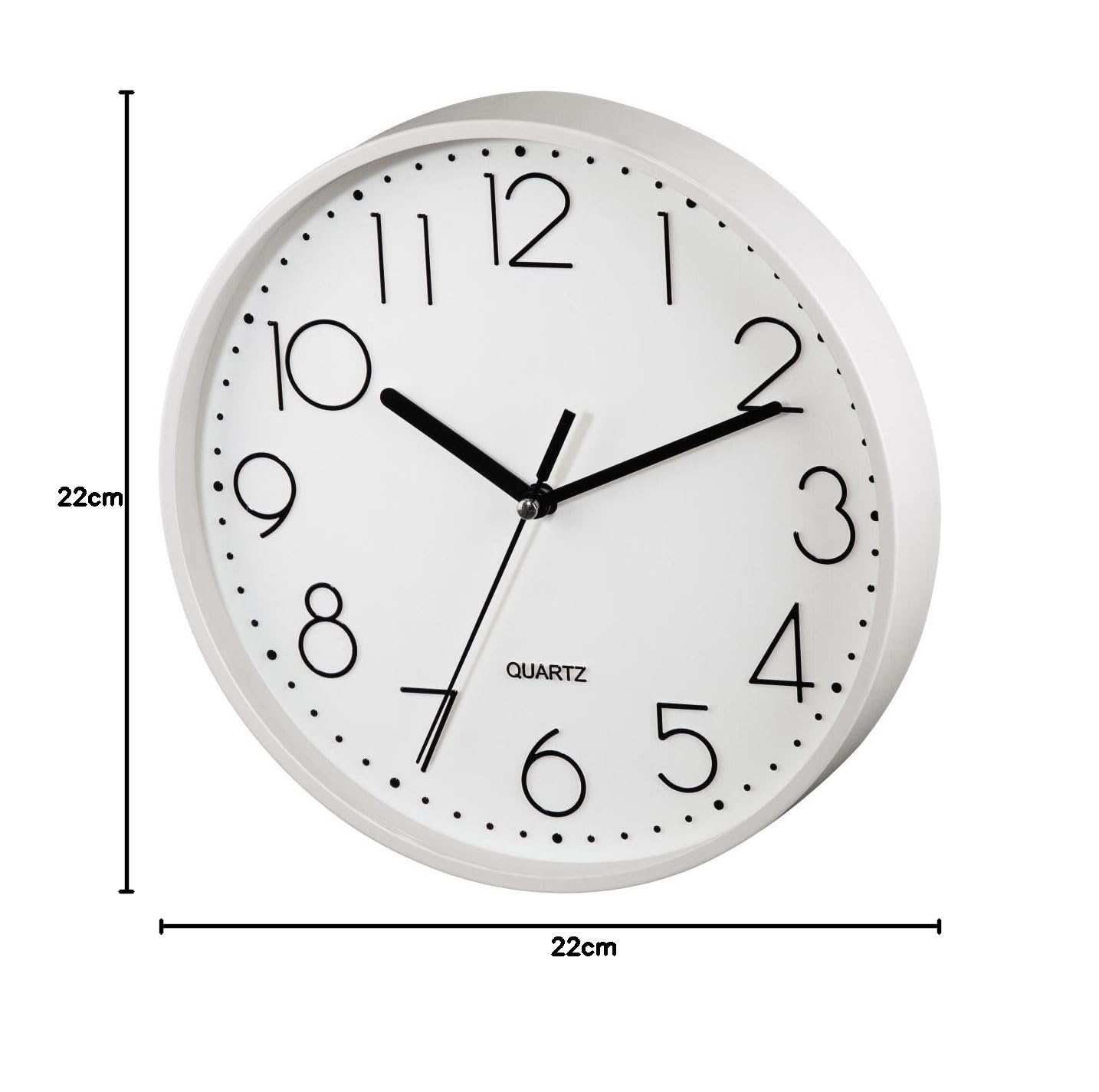 hama-wanduhr-pg-220-30-cm-ger-uschlos-wei-es-ziffernblatt-quarz-analoguhr-ohne-t image 5
