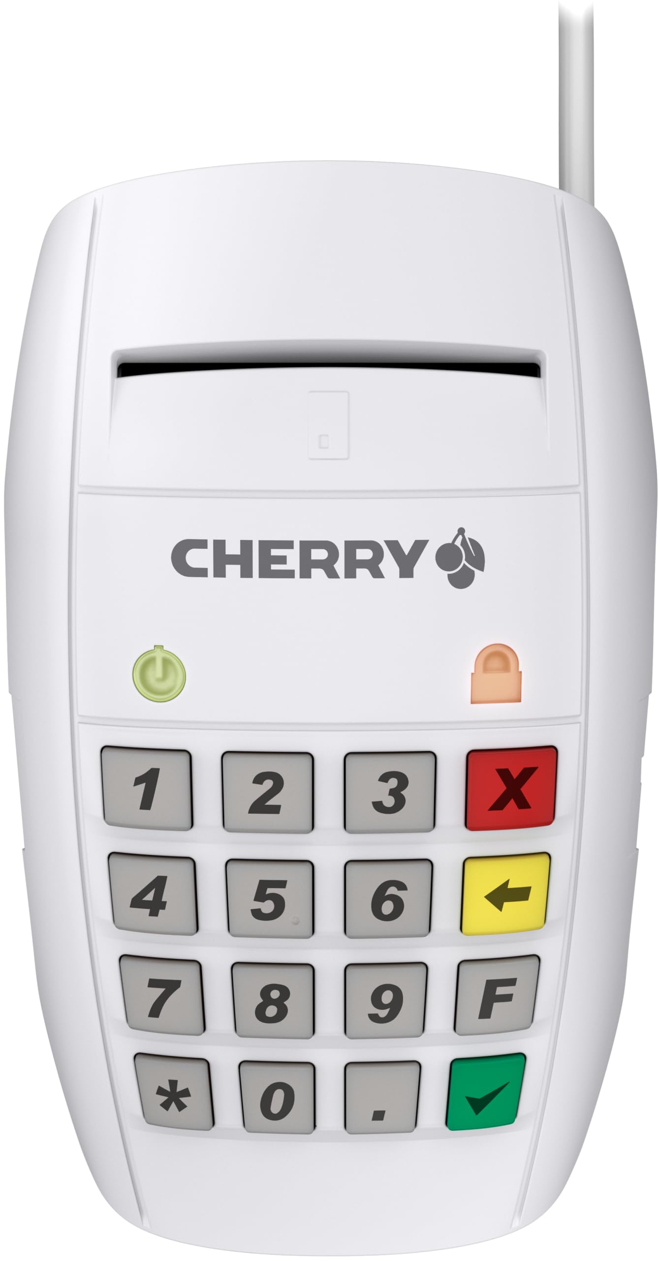 cherry-smart-terminal-st-2100-usb-chipkartenleser-mit-16-tasten-pin-pad-wei image 2