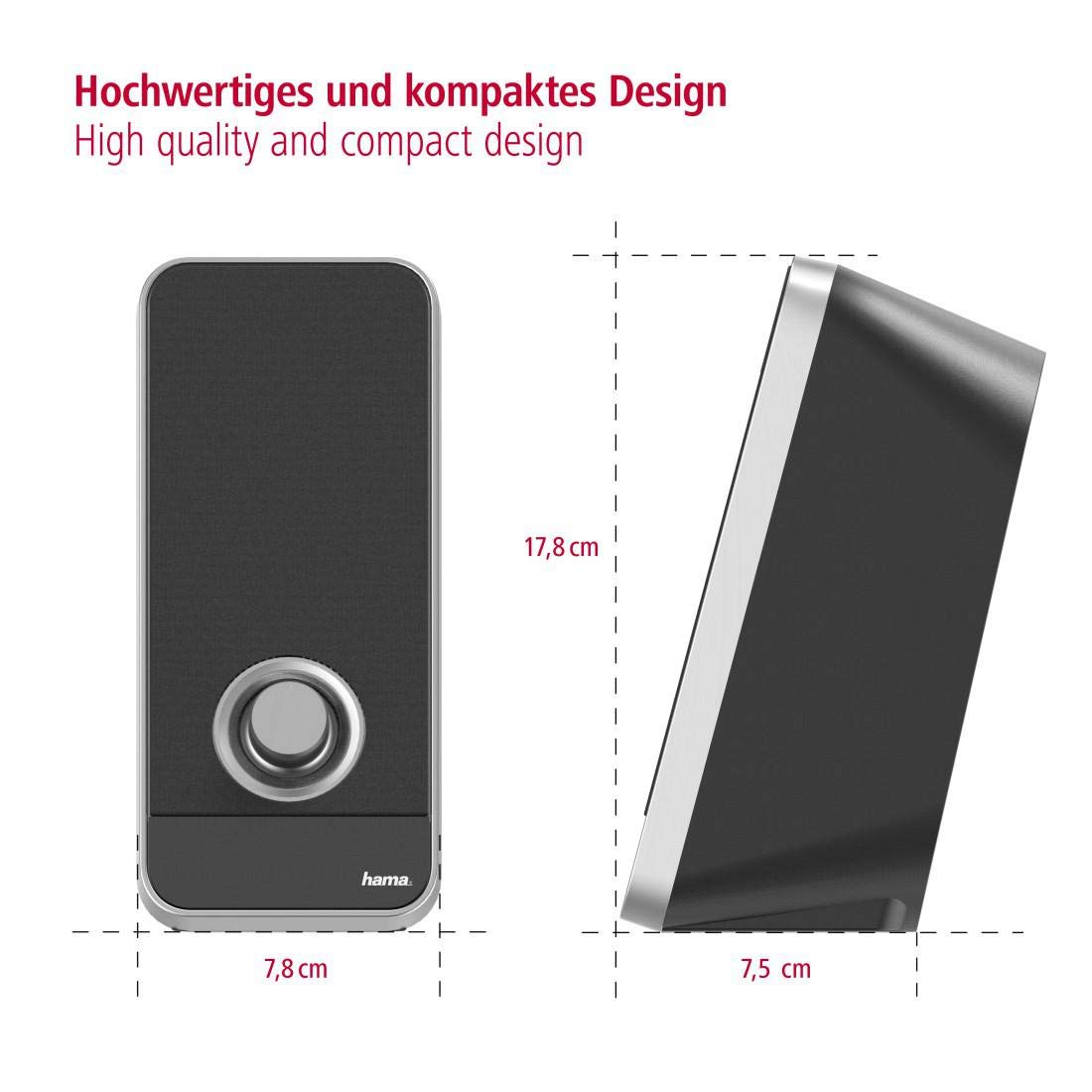 hama-sonic-pc-lautsprecher-2-0-usb-3-0-3-w-3-5-mm-klinke-lautst-rkeregler-schwar image 3