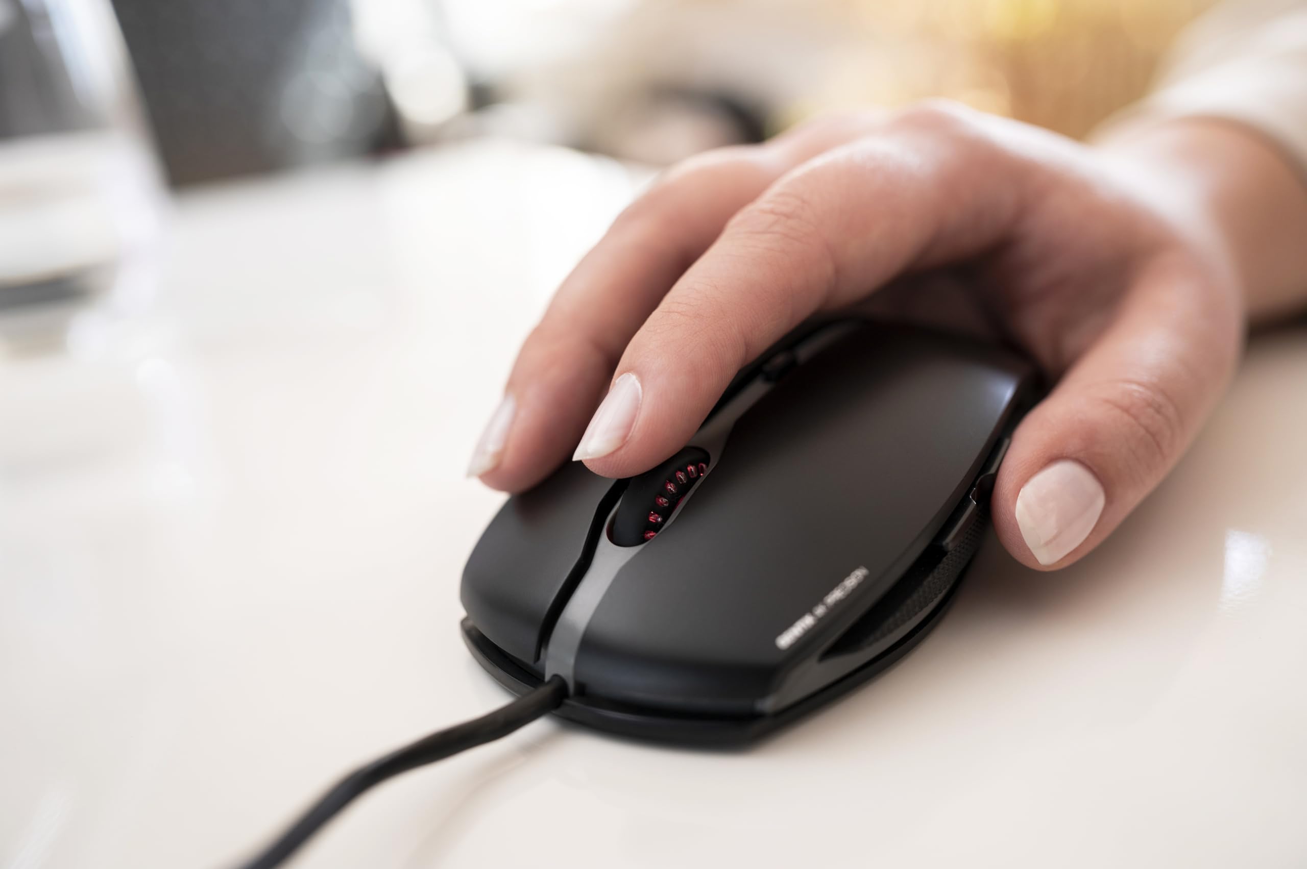 cherry-gentix-4k-kabelgebundene-maus-beidh-ndig-3600-dpi-usb-a-1-8-m-kabel-schwa image 3