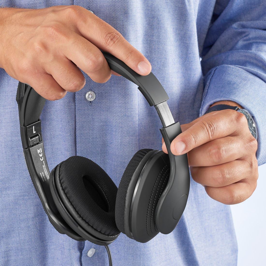 hama-hs-usb300-v2-usb-headset-over-ear-mit-mikrofon-lautst-rkeregler-mute-taste- image 7