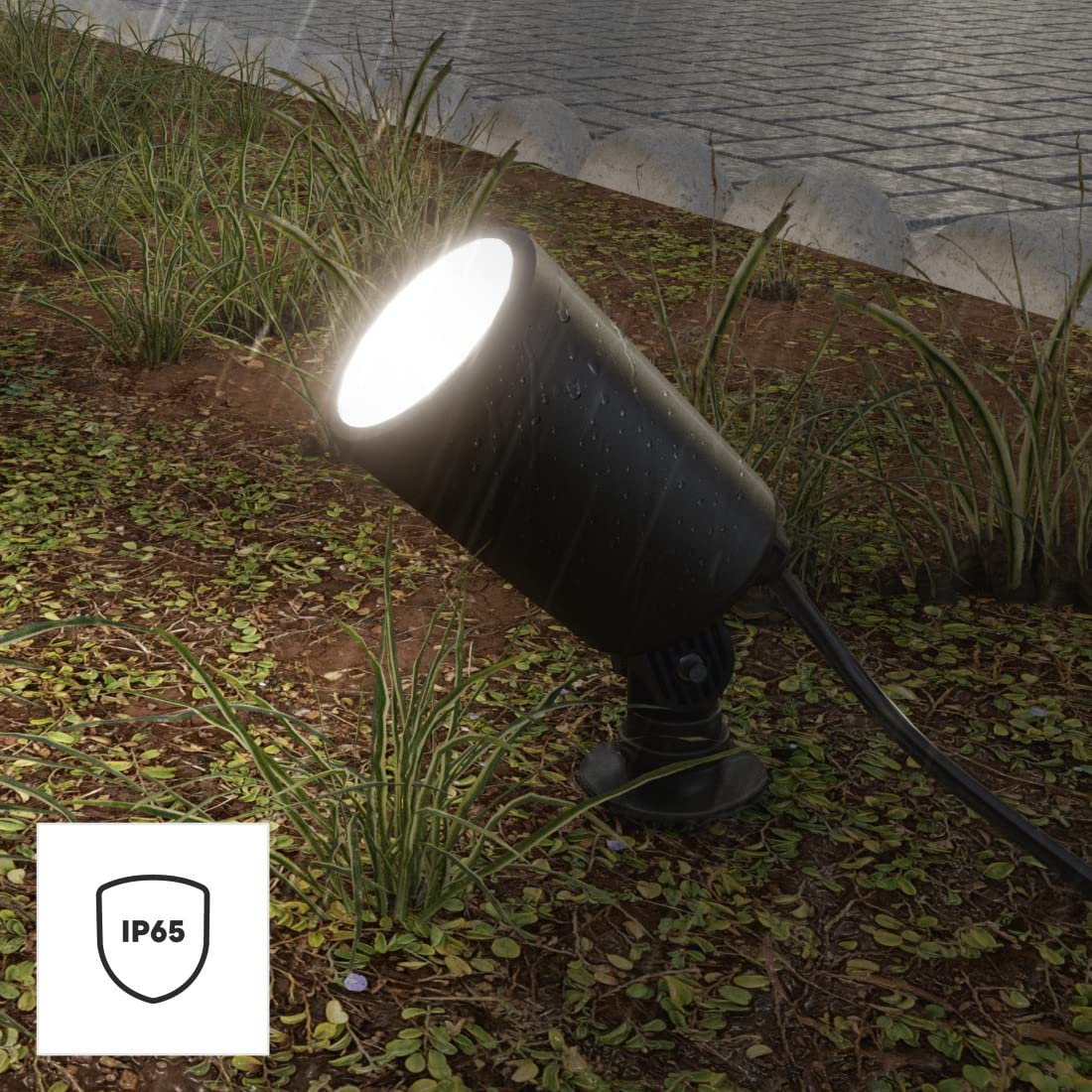 hama-gartenlampe-led-gartenstrahler-mit-erdspie-aluminium-ip65-rgbw-7-w-dimmbar- image 6