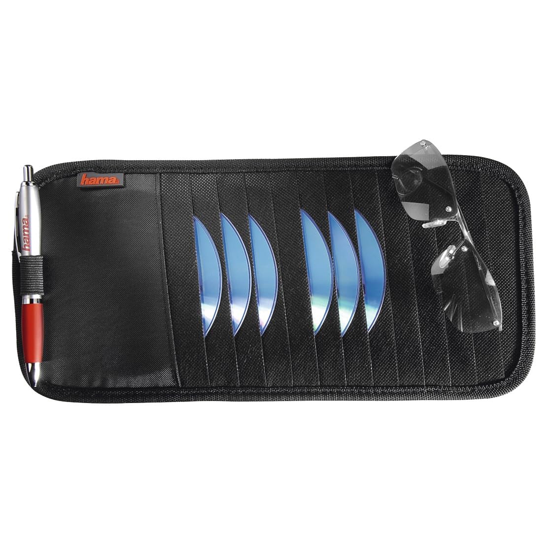 hama-sonnenblende-tasche-slim-f-r-12-cds-dvds-blu-rays-auto-cd-aufbewahrung-mit- image 4