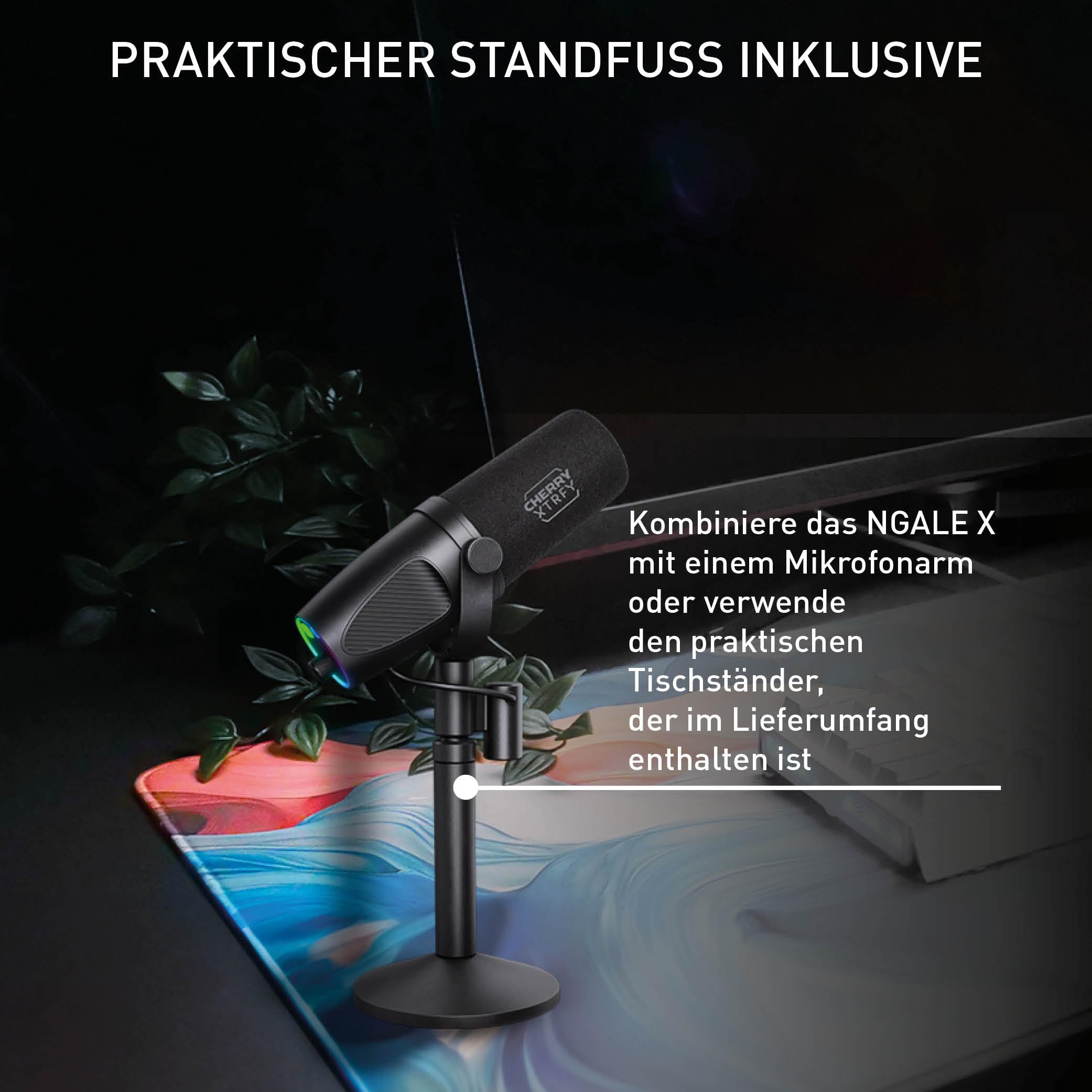cherry-xtrfy-ngale-x-professionelles-usb-xlr-mikrofon-cardioid-schwarz image 6