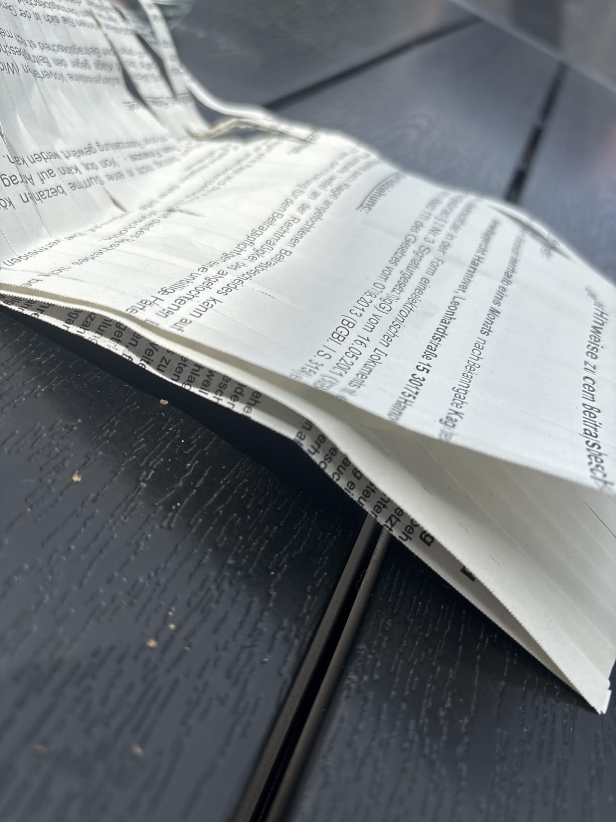 Nimmt sogar Plastikkarten