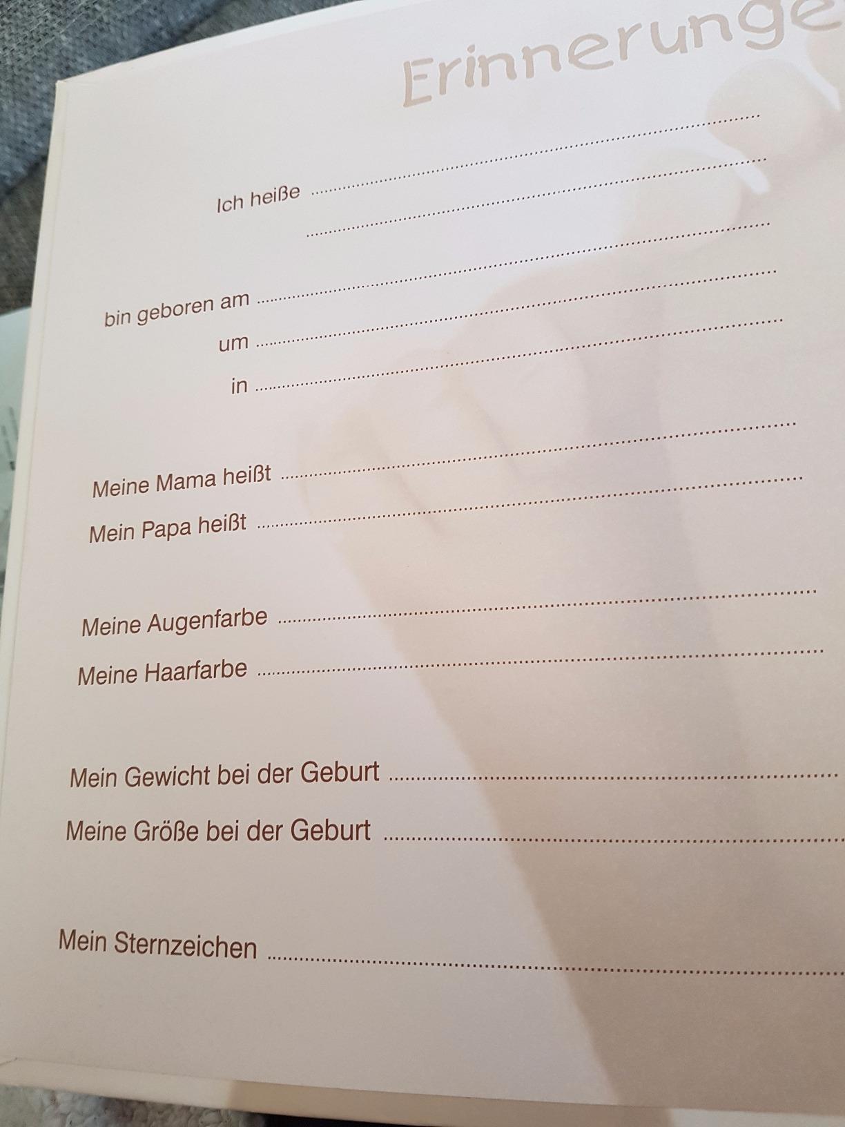 Wunderschönes Babyalbum