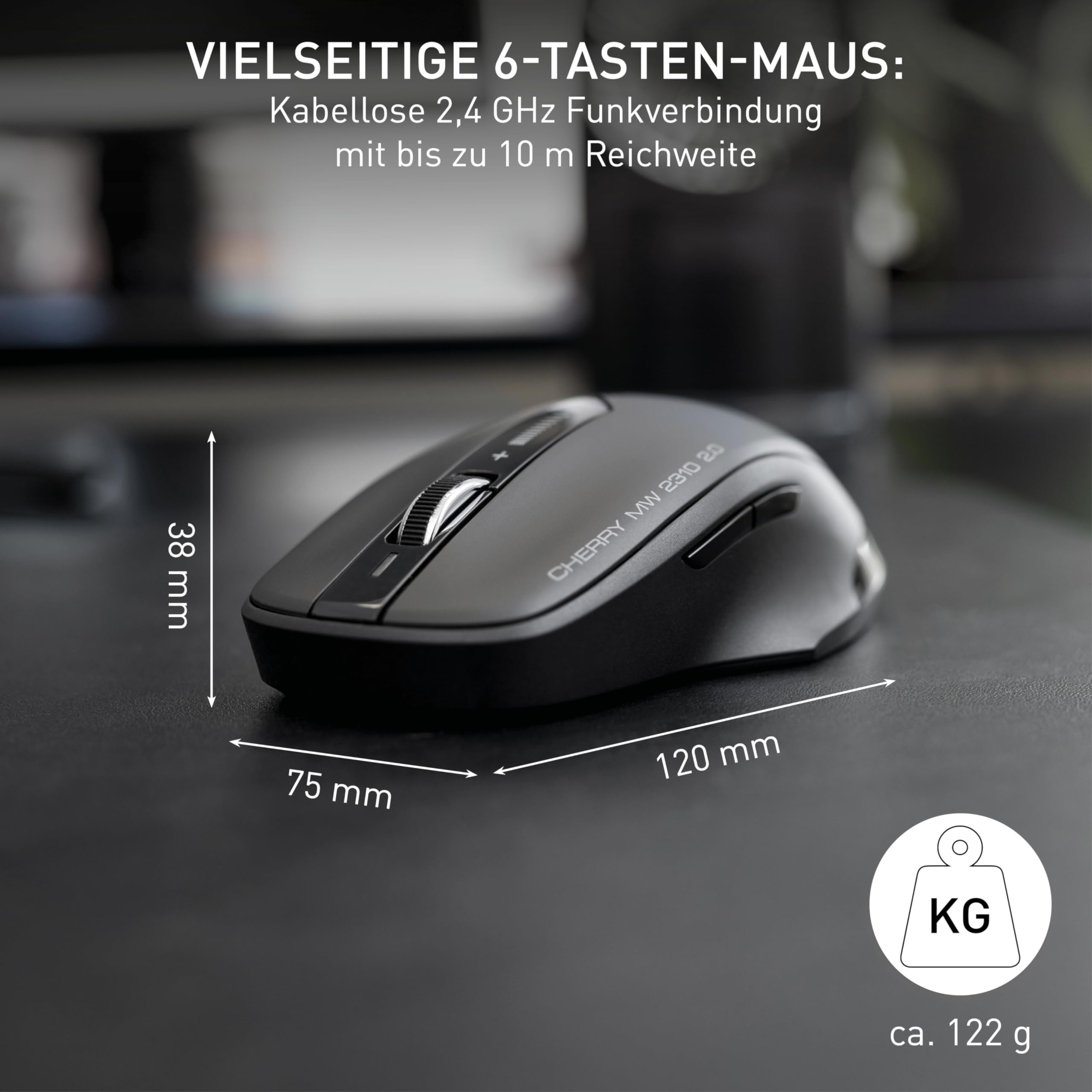 cherry-mw-2310-2-0-kabellose-optische-maus-beidh-ndig-2-4-ghz-funk-6-tasten-dpi- image 2