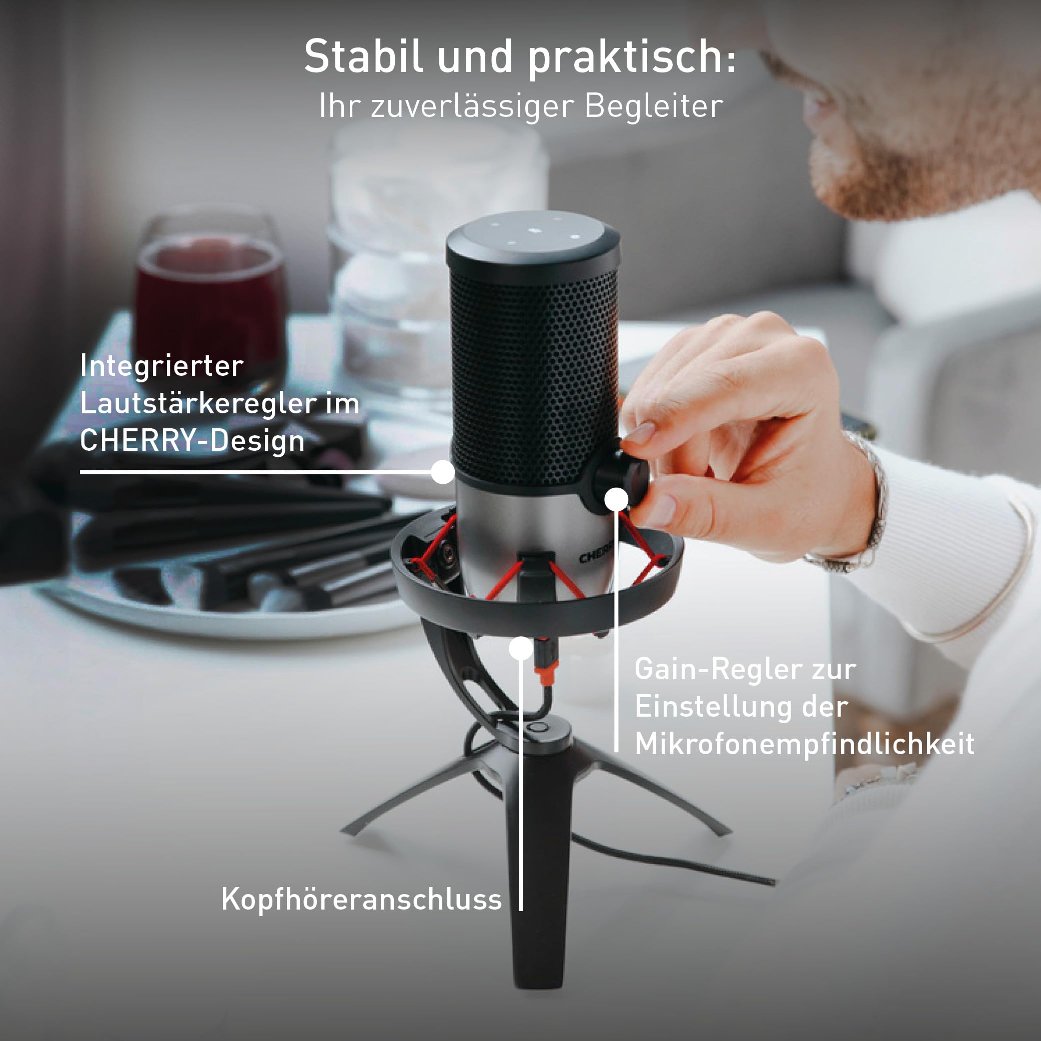 cherry-um-6-0-advanced-usb-kondensatormikrofon-f-r-streaming-podcast-cardioid-om image 5