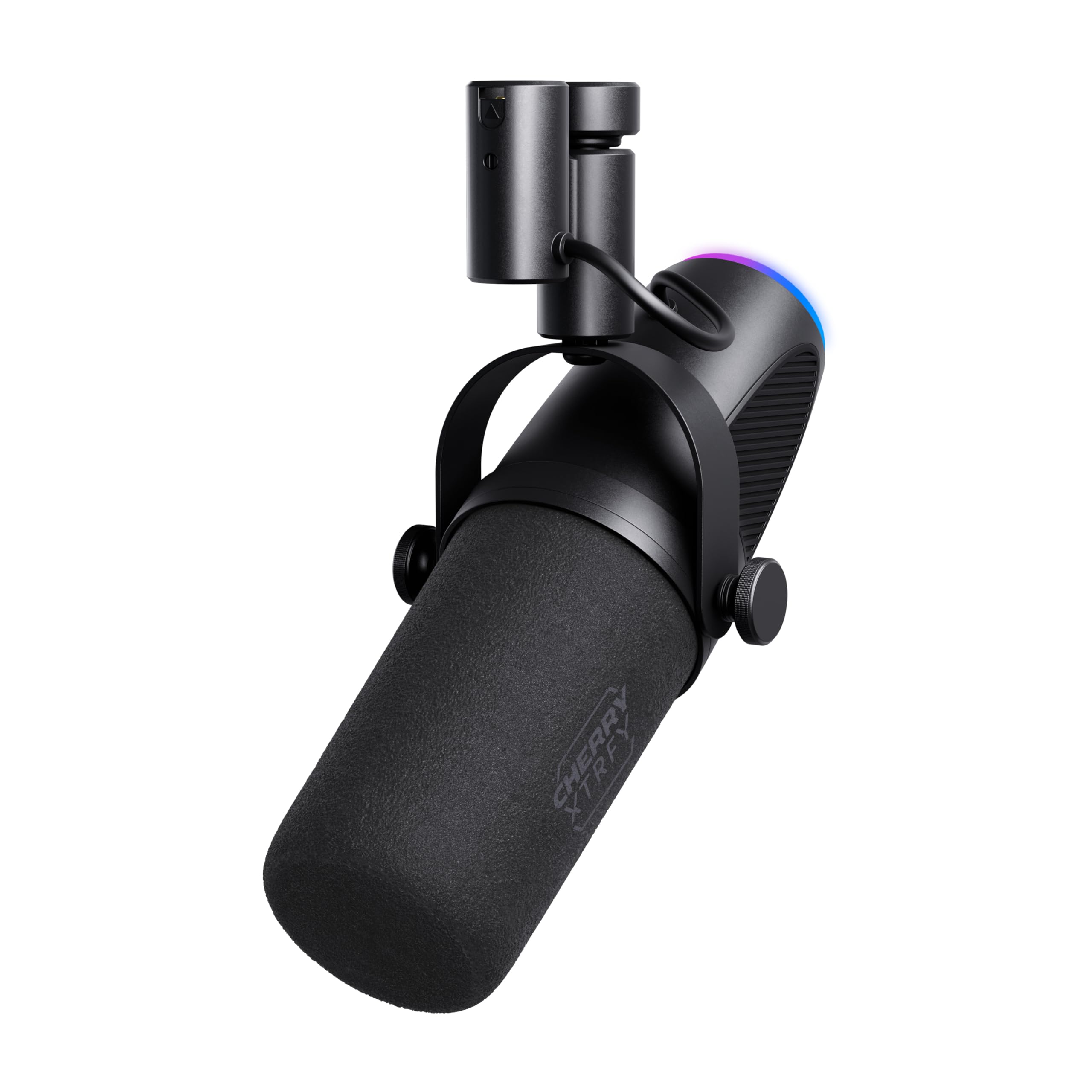 cherry-xtrfy-ngale-x-professionelles-usb-xlr-mikrofon-cardioid-schwarz image 1