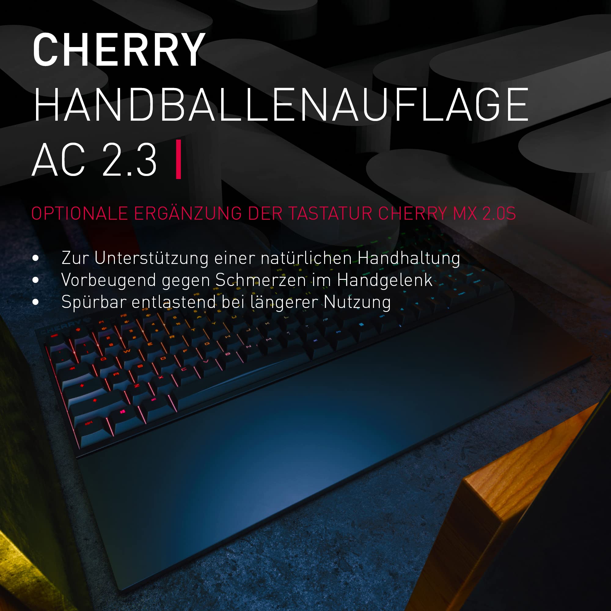 cherry-ac-2-3-ergonomische-handballenauflage-original-zubeh-r-f-r-gaming-tastatu image 2