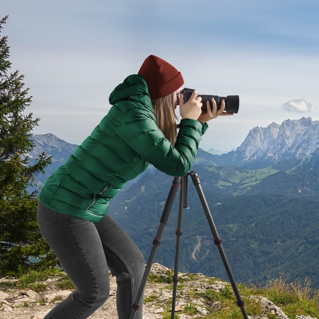 hama-ramble-ii-duo-carbon-reisestativ-kugelkopf-arca-swiss-handy-halterung-einbe image 4