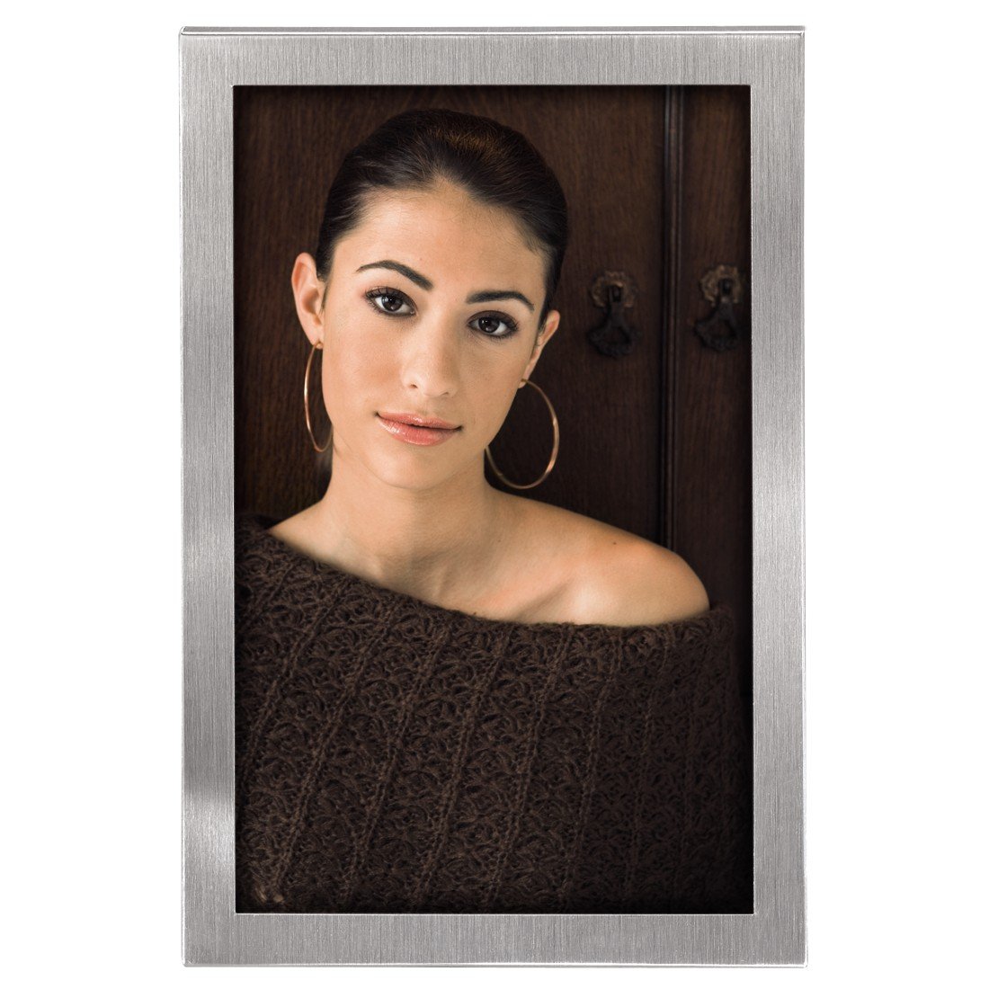hama-bristol-bilderrahmen-15-x-20-cm-silber-metall-samtr-ckwand-portraitrahmen-z image 1