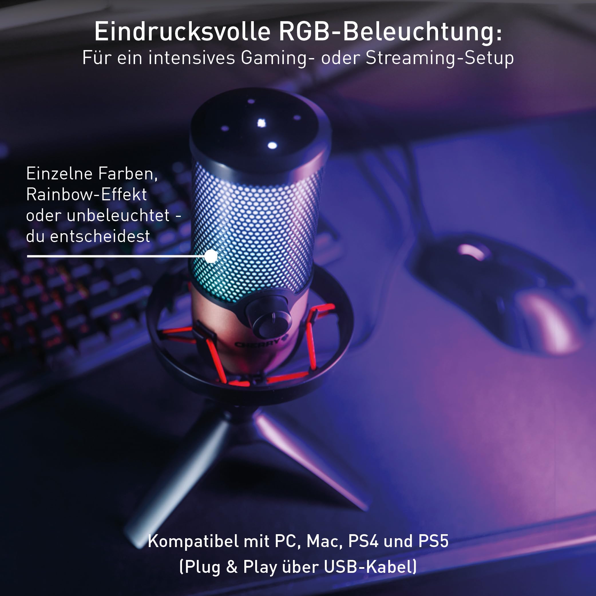 cherry-um-9-0-pro-rgb-usb-mikrofon-streaming-und-podcast-mikrofon-mit-4-richtcha image 2