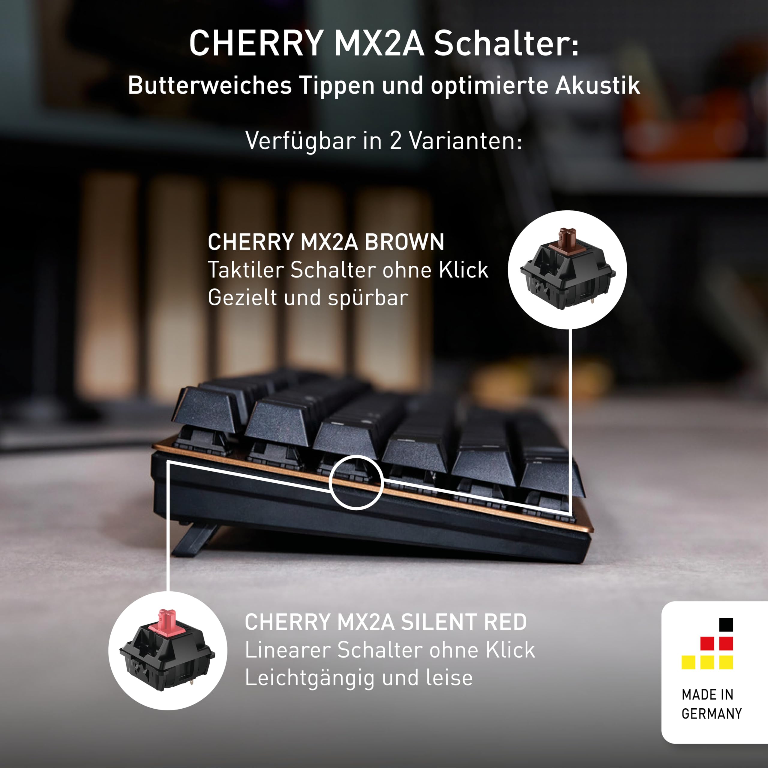 cherry-kc-200-mx-mechanische-office-tastatur-mx2a-silent-red-switches-eloxierte- image 2