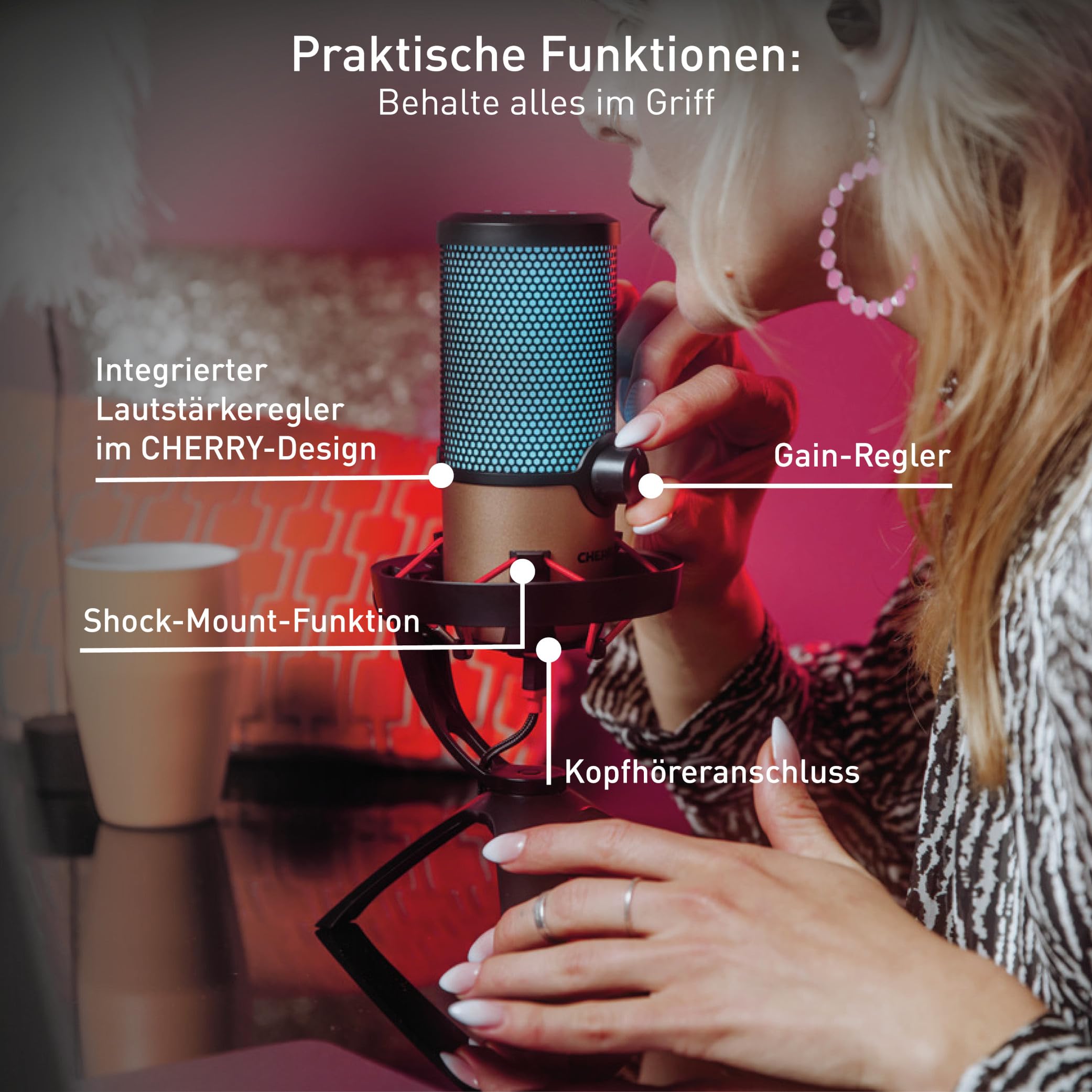 cherry-um-9-0-pro-rgb-usb-mikrofon-streaming-und-podcast-mikrofon-mit-4-richtcha image 5