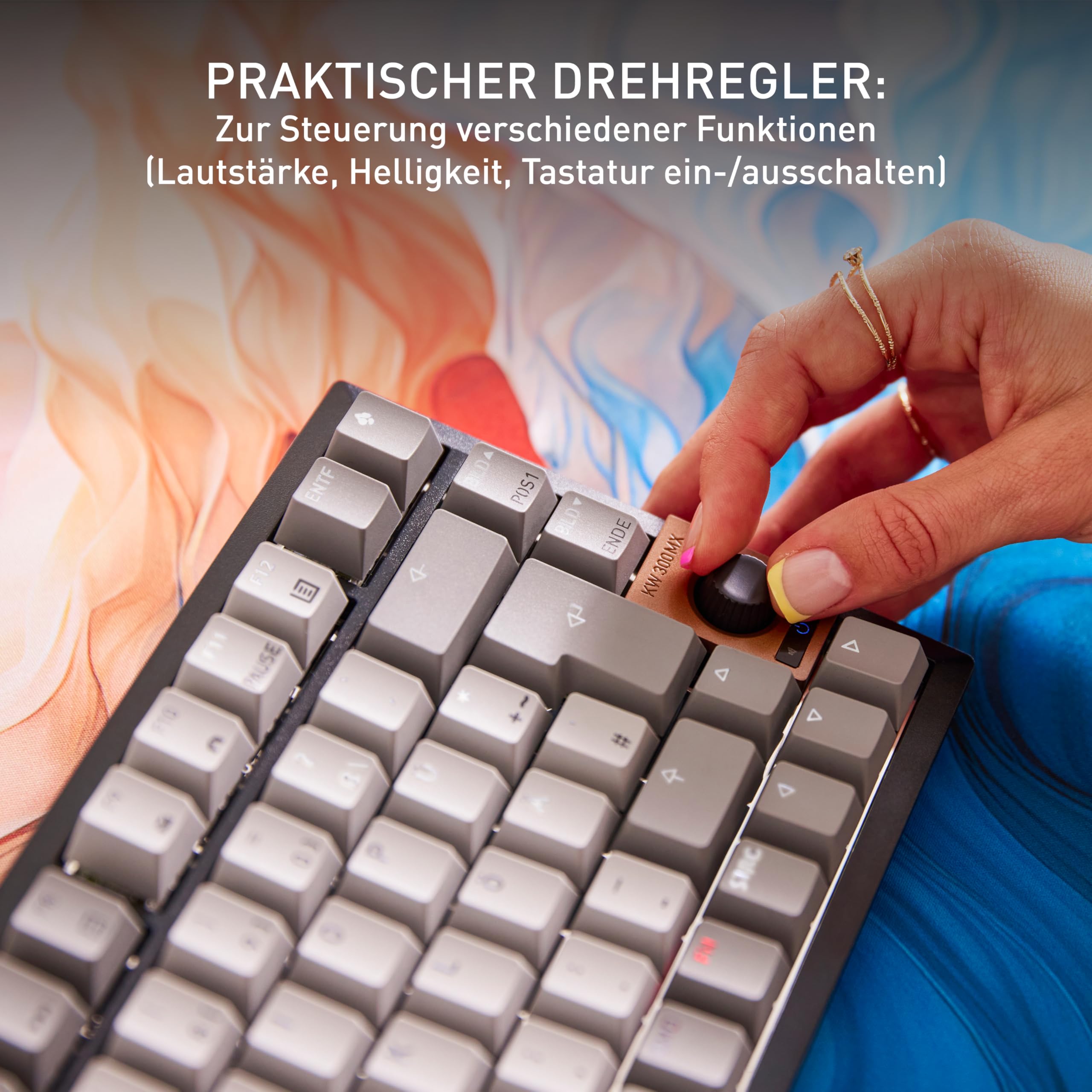 cherry-kw-300-mx-kabellose-mechanische-hot-swap-tastatur-mx2a-brown-multi-device image 5