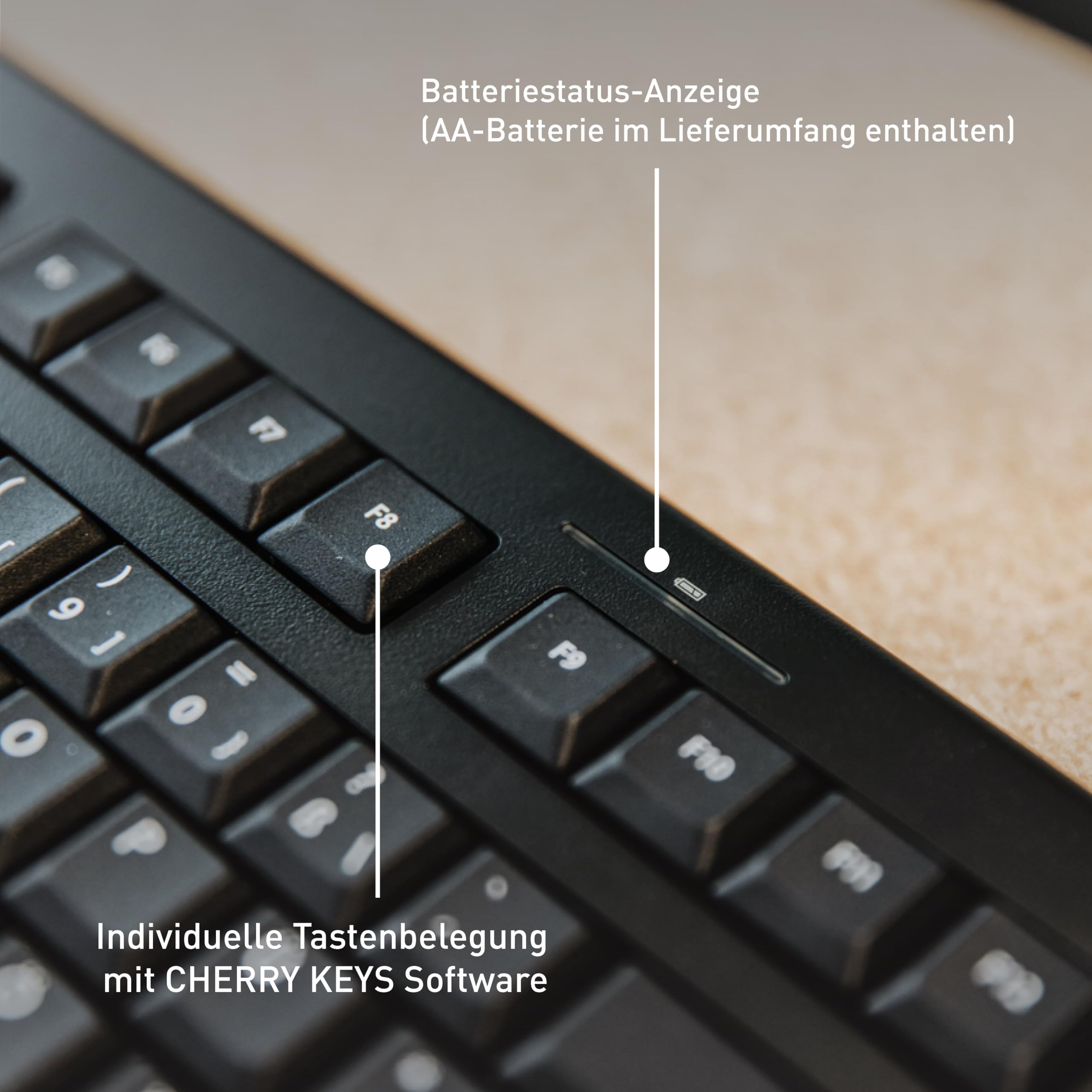 cherry-kw-3000-kabellose-office-tastatur-deutsch-qwertz-full-size-mit-nummernblo image 5